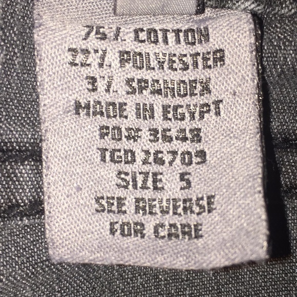 Gray/Black Paris Blues Jeans Size 5 - Picture 8 of 9
